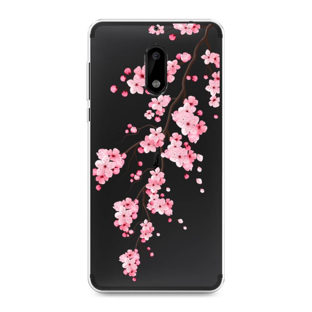 

Чехол Awog на Nokia 6 / Нокиа 6 "Розовая сакура", Розовый;коричневый, 120350-8