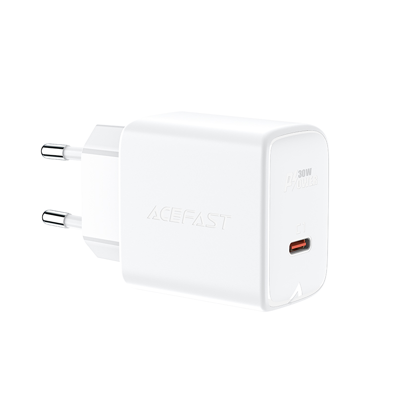 

Сетевое зарядное устройство Acefast A21 30W GaN 1xUSB Type-C 2 А белый, A21 30W GaN