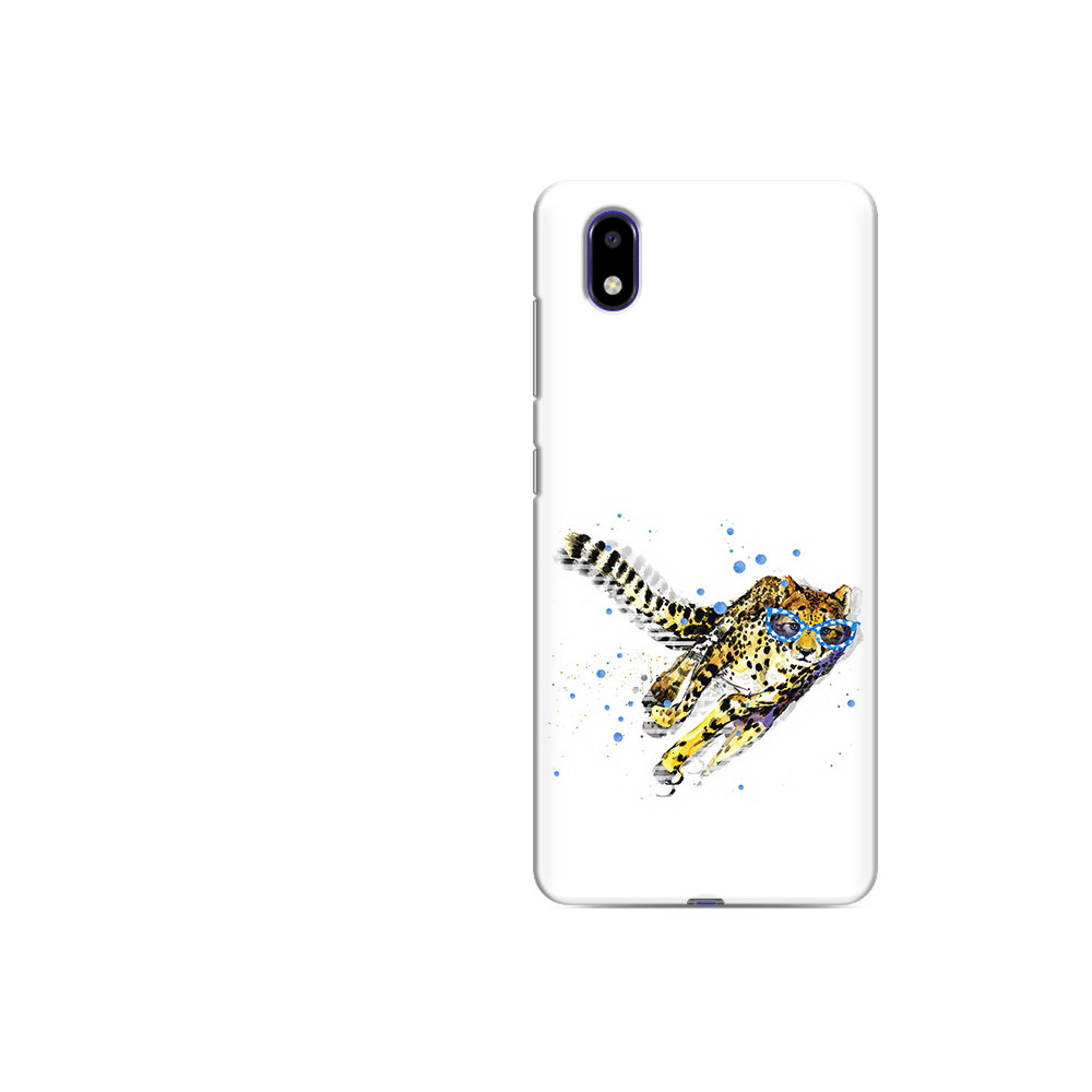 

Чехол MyPads Tocco для ZTE Blade A31 Lite гепард в очках (PT162823.461.287), Прозрачный, Tocco