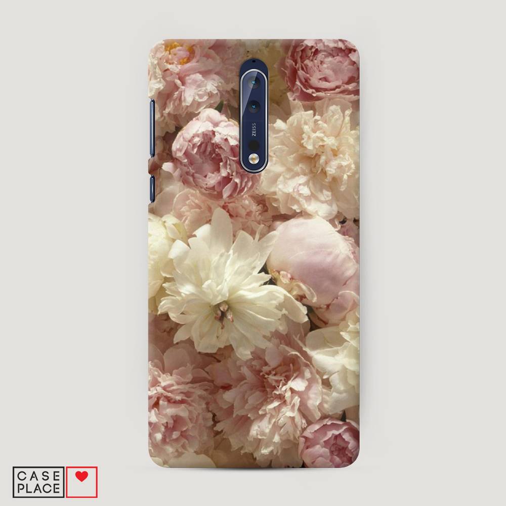 

Чехол Awog "Пионы светлые" для Nokia 8, 120620-6