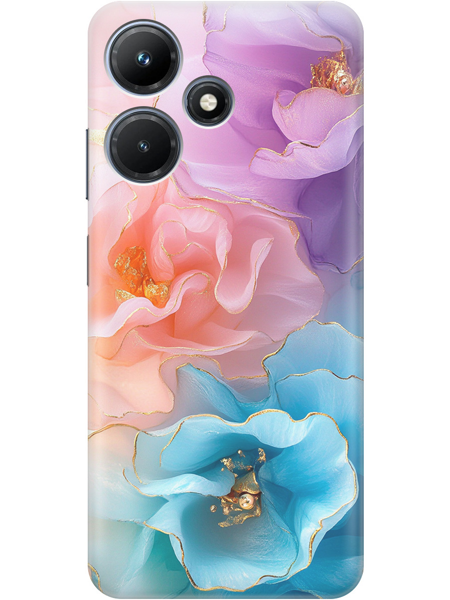 

Силиконовый чехол на Infinix Hot 30i с принтом "Изумительные цветы", Прозрачный;фиолетовый;голубой;оранжевый;розовый, 769389323