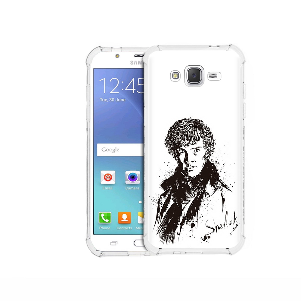 

Чехол MyPads Tocco для Samsung Galaxy J5 (2015) шерлок холмс портрет (PT15272.579.698), Прозрачный, Tocco
