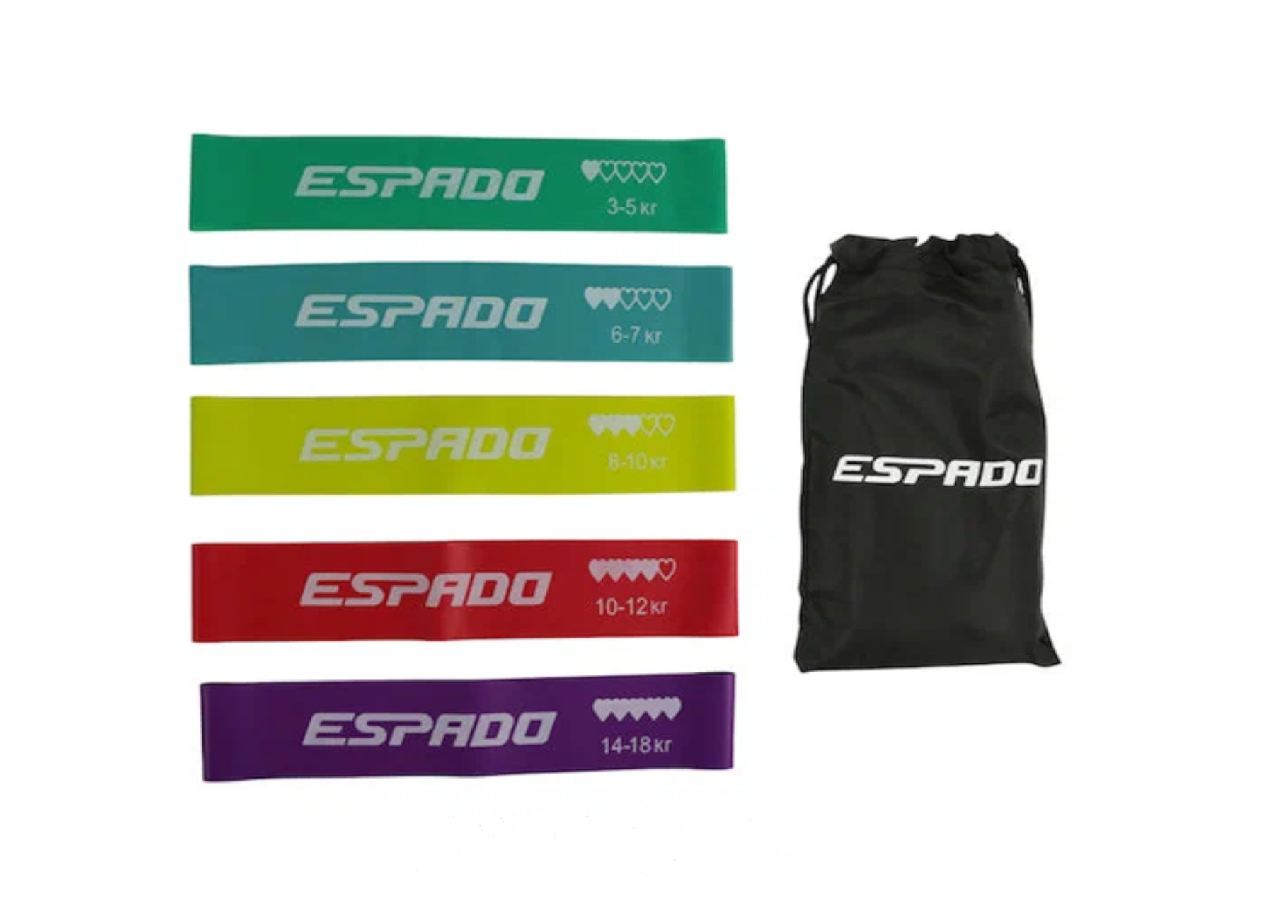 Набор латексных петель ESPADO, 5 шт в сумке, ES2611C