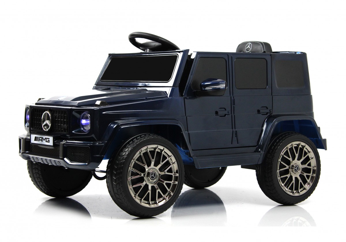 

Детский электромобиль RiverToys Mercedes G222GG Синий глянец