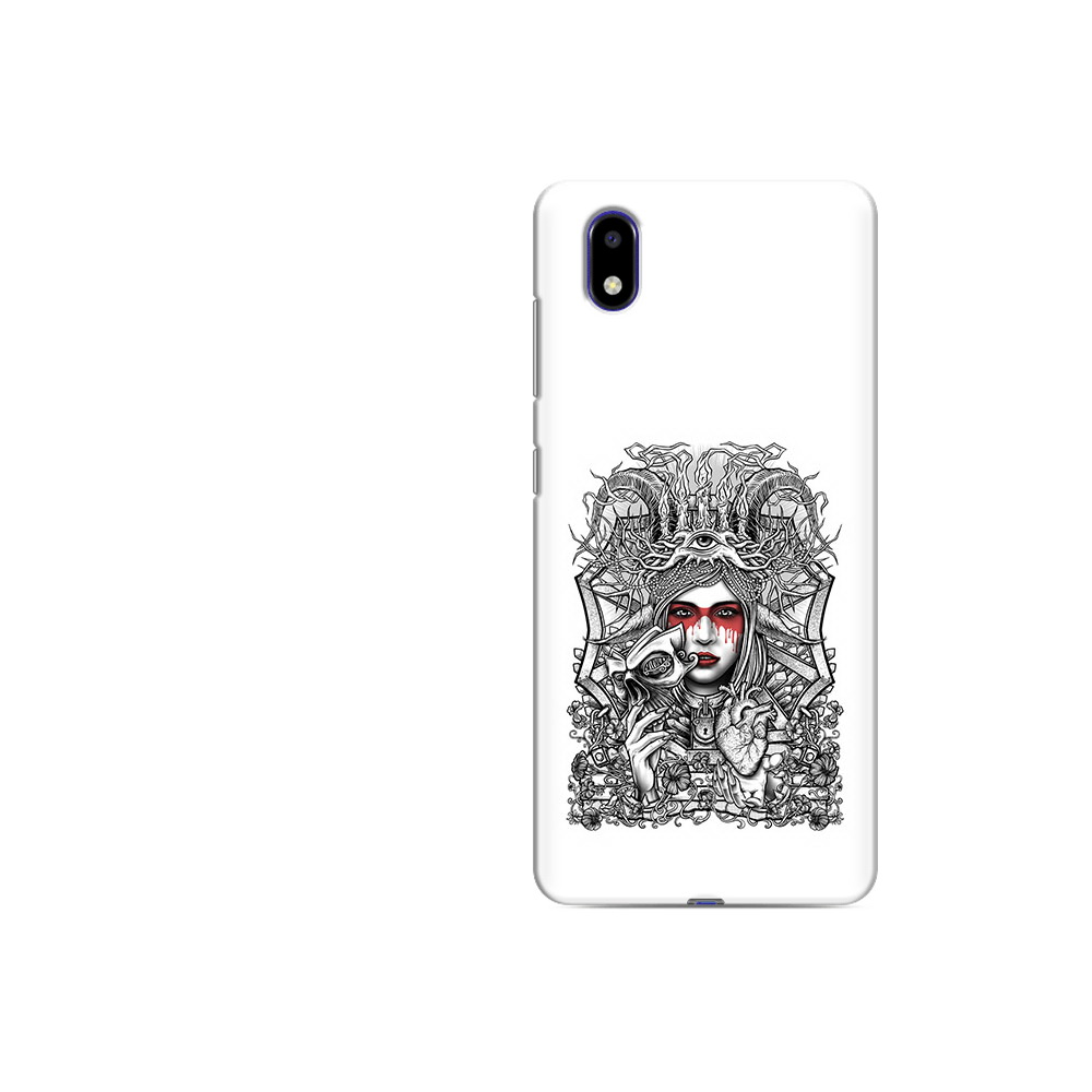 

Чехол MyPads Tocco для ZTE Blade A31 Lite грусная девушка (PT162823.461.302), Прозрачный, Tocco