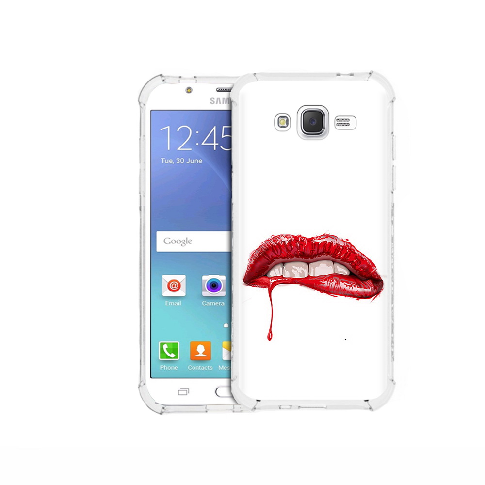 

Чехол MyPads Tocco для Samsung Galaxy J5 (2015) яркие красные губы (PT15272.579.706), Прозрачный, Tocco