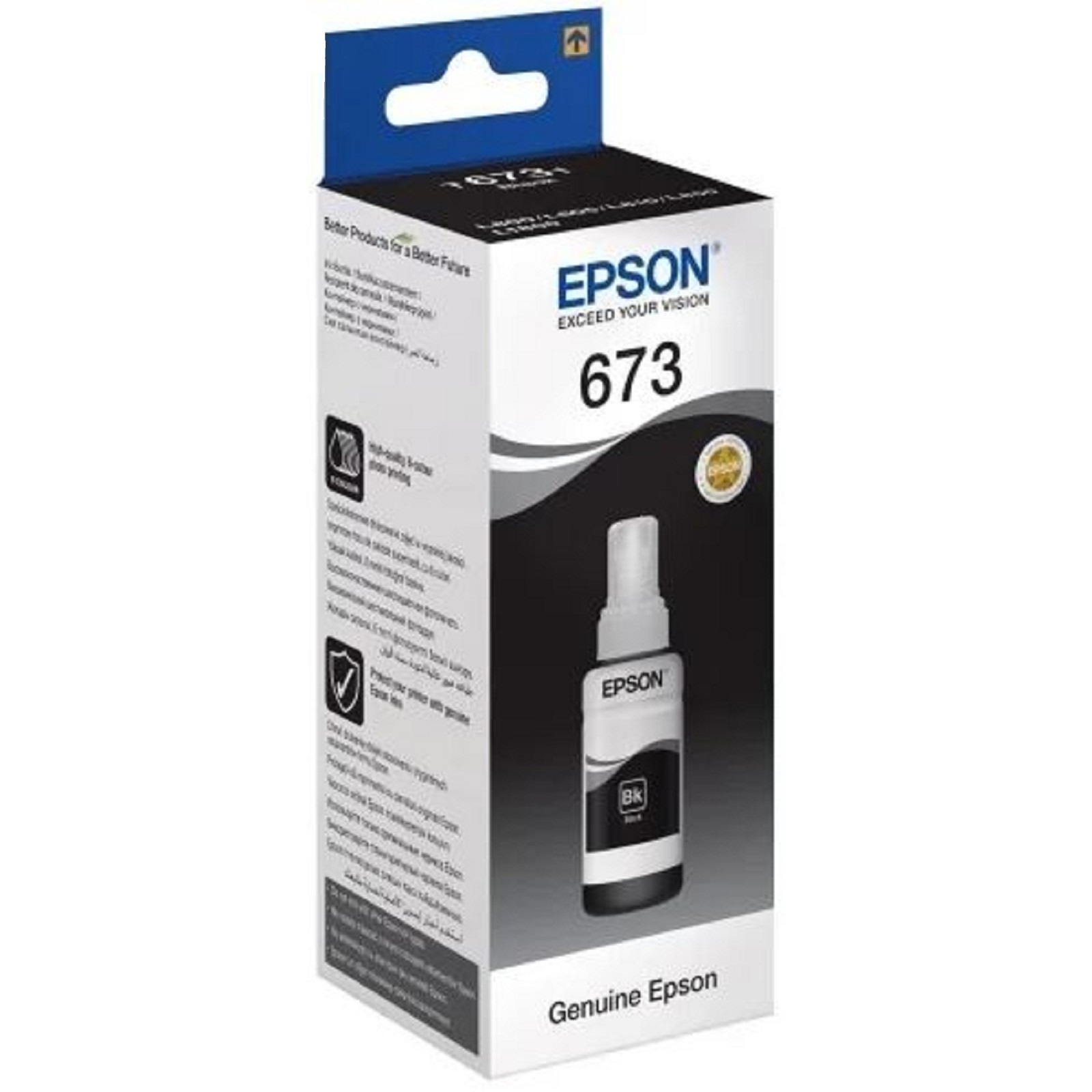 

Чернила для струйного принтера Epson C13T67314A черный, оригинальный, C13T67314A