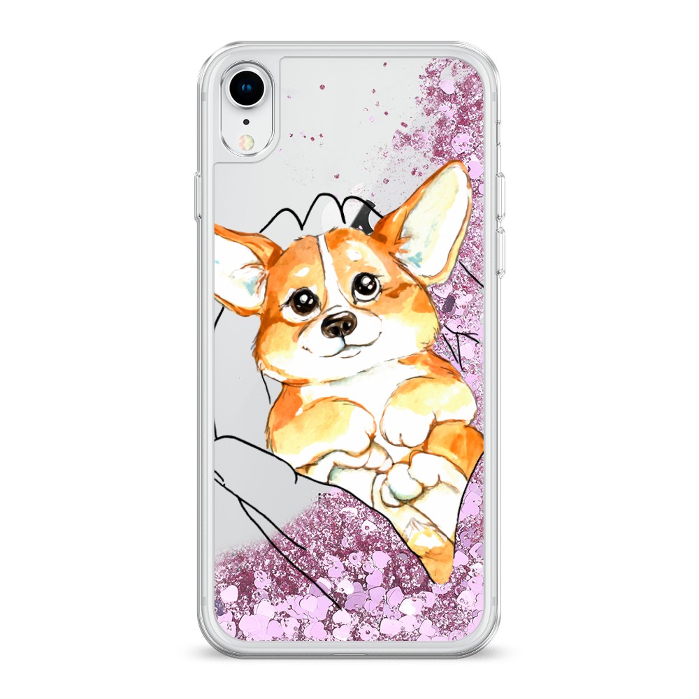 

Чехол Awog на Apple iPhone XR (10R) / Айфон XR (10R) "Корги в ладошках", 12094-1