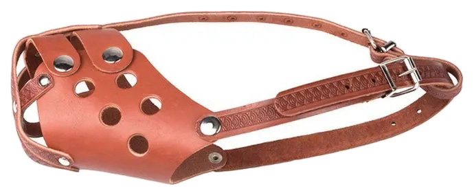 Намордник Наша ручная работа, пит-буль, глухой