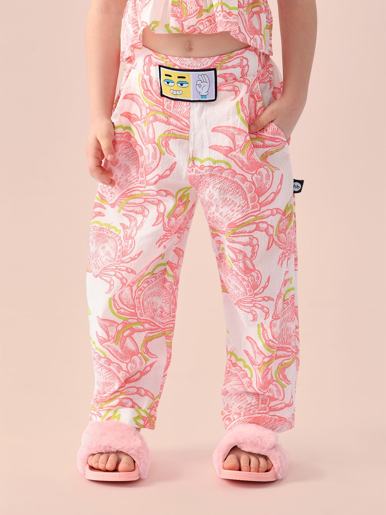 

Брюки детские Happy Baby 88119, розовый; зеленый, 110, 88119