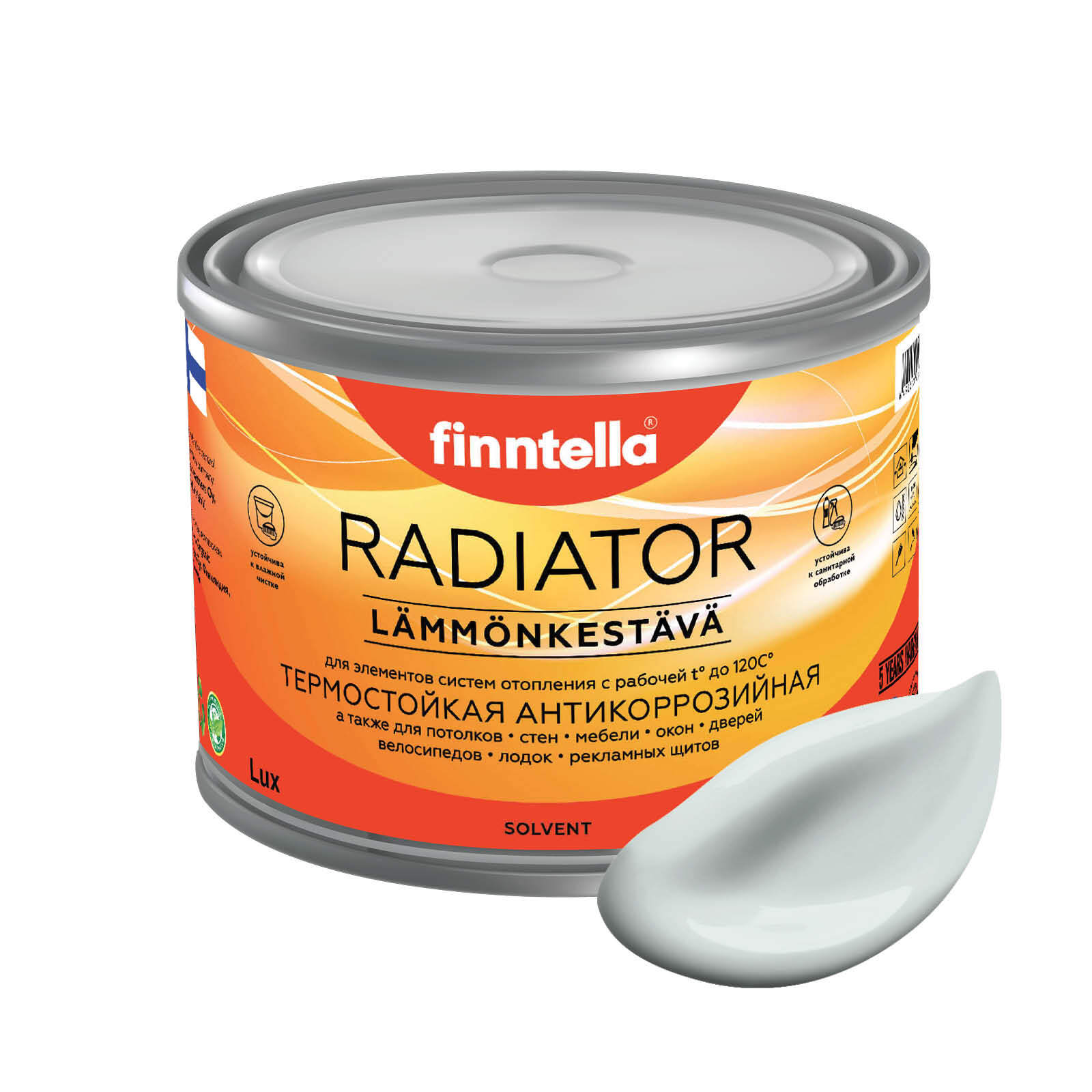 

Краска RADIATOR, ISLANTI серо-голубой, 0,45л, RADIATOR специализированная для батарей и радиаторов отопления