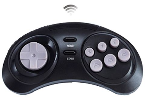 

Геймпад беспроводной 16 bit Sega Wireless controller 2,4G для второго игрока, 16 bit Sega Wireless controller 2,4G