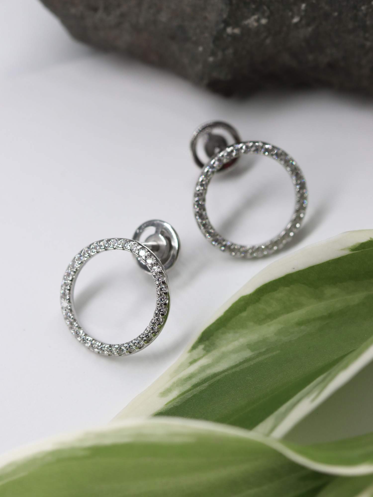 

Серьги из серебра ЮТЛАЙН С-7224, фианит, С-7224