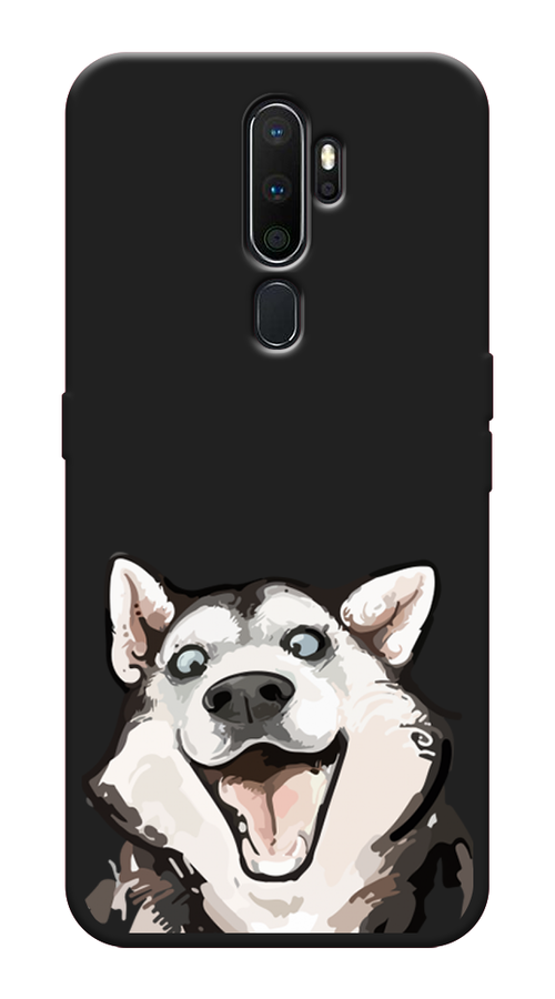 

Чехол Awog на Oppo A5/A9 2020 "Радостный хаски", Разноцветный, 251352-1
