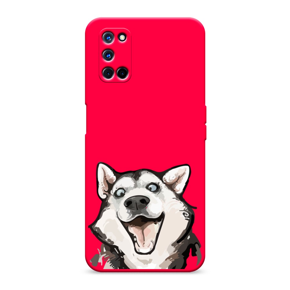 

Чехол Awog на Oppo A52/A72 "Радостный хаски", Разноцветный, 253153-1