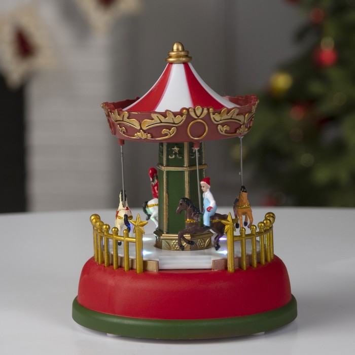 

Световая фигура Bazar Карусель 7838578 разноцветный/RGB, Карусель
