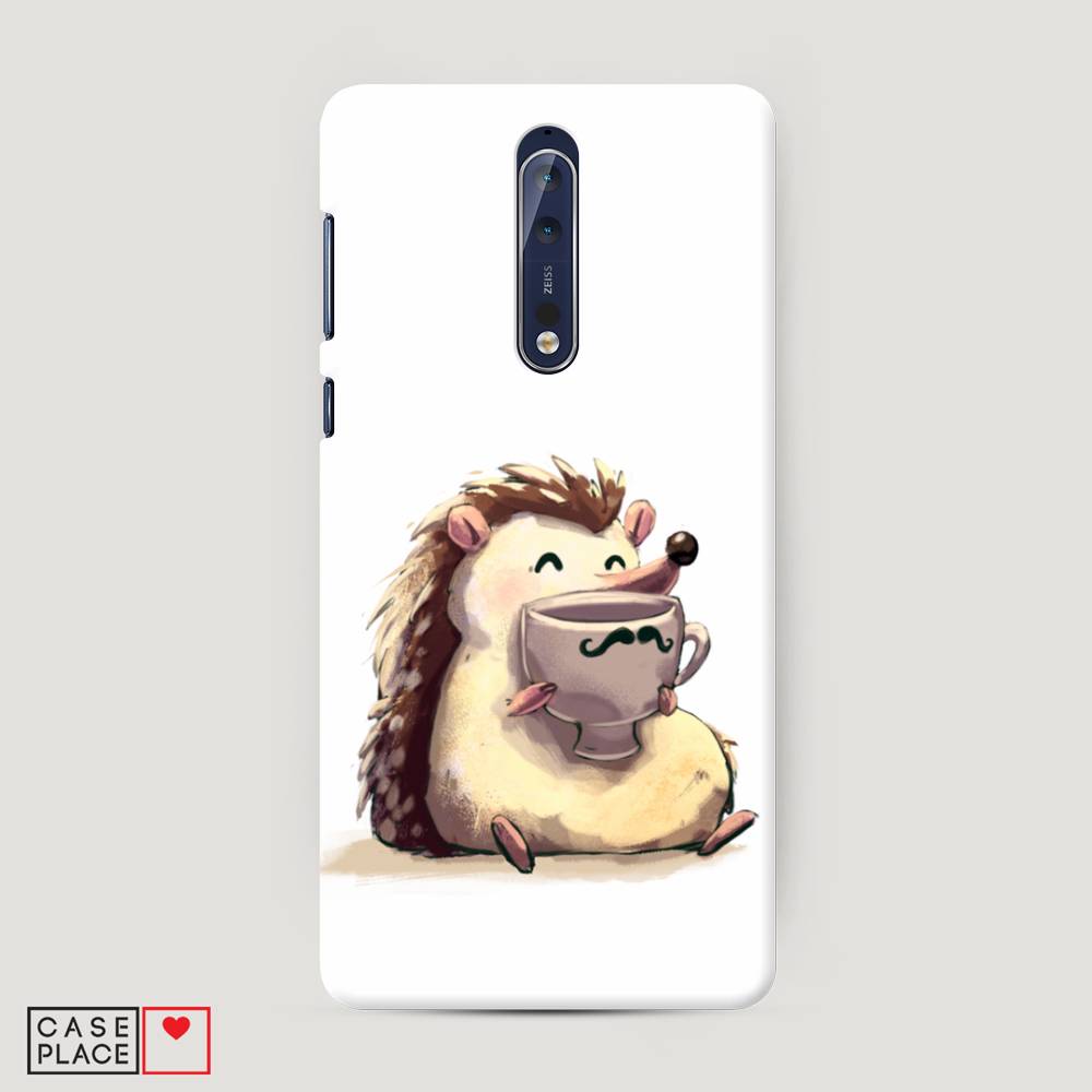 

Чехол Awog "Еж кофеман" для Nokia 8, 120620-7