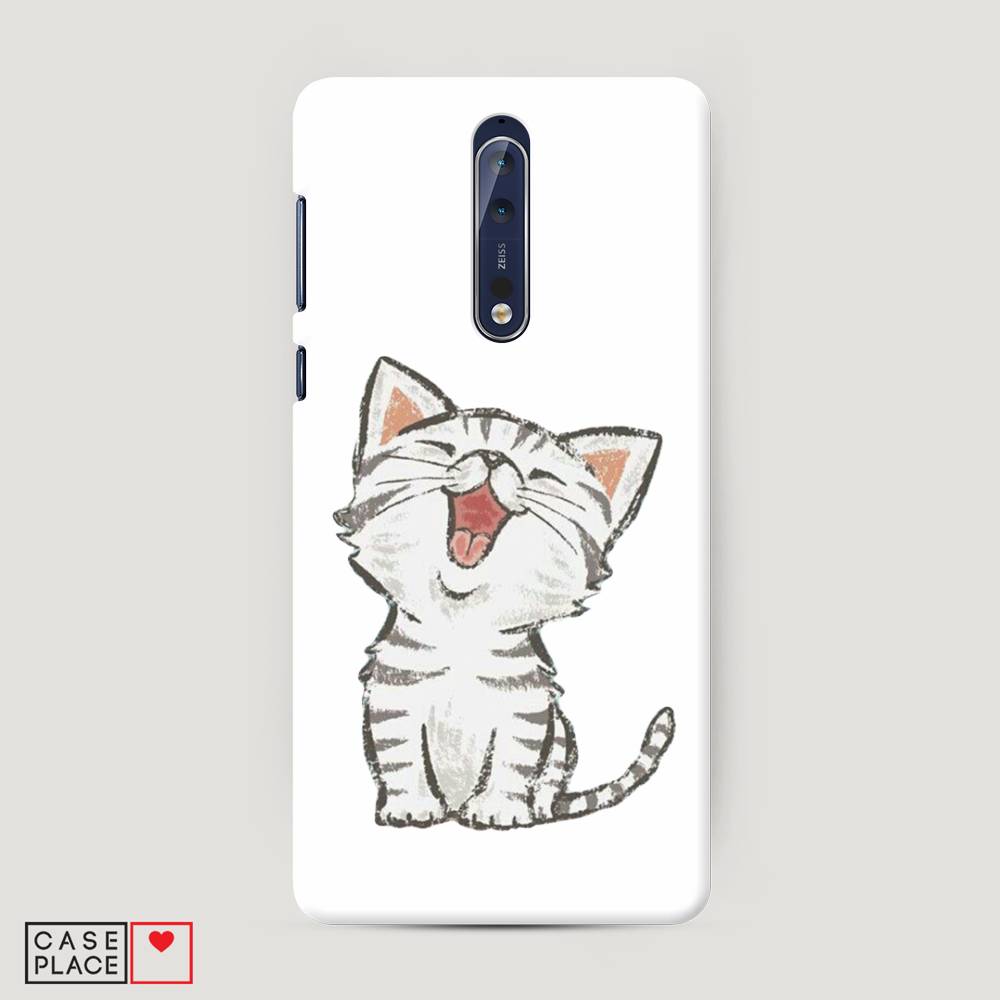 

Чехол Awog "Котенок рисованный" для Nokia 8, 120620-1