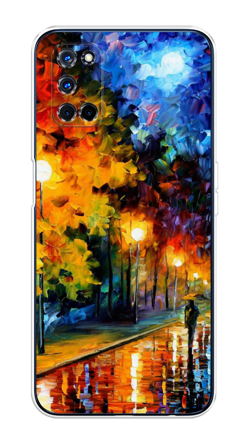 

Чехол на Oppo A52/A72 "Безлюдная улочка", Оранжевый;желтый;синий, 253150-1
