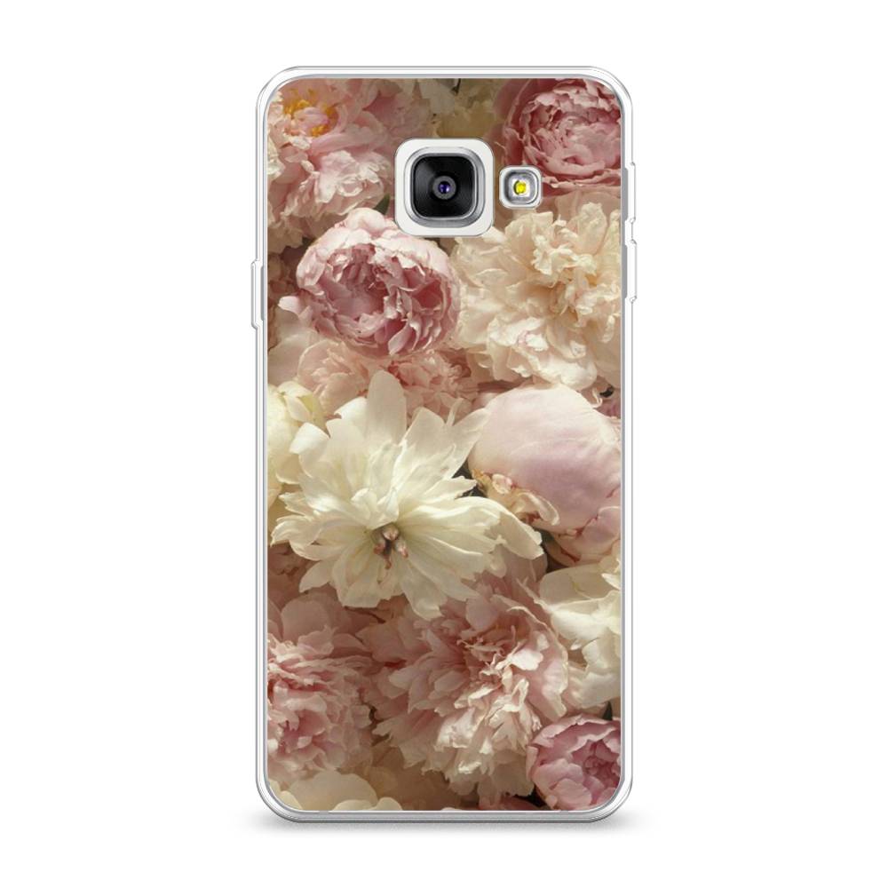 

Чехол Awog на Samsung Galaxy A3 2016 / Самсунг A3 2016 "Пионы светлые", Бежевый;коричневый, 20250-8