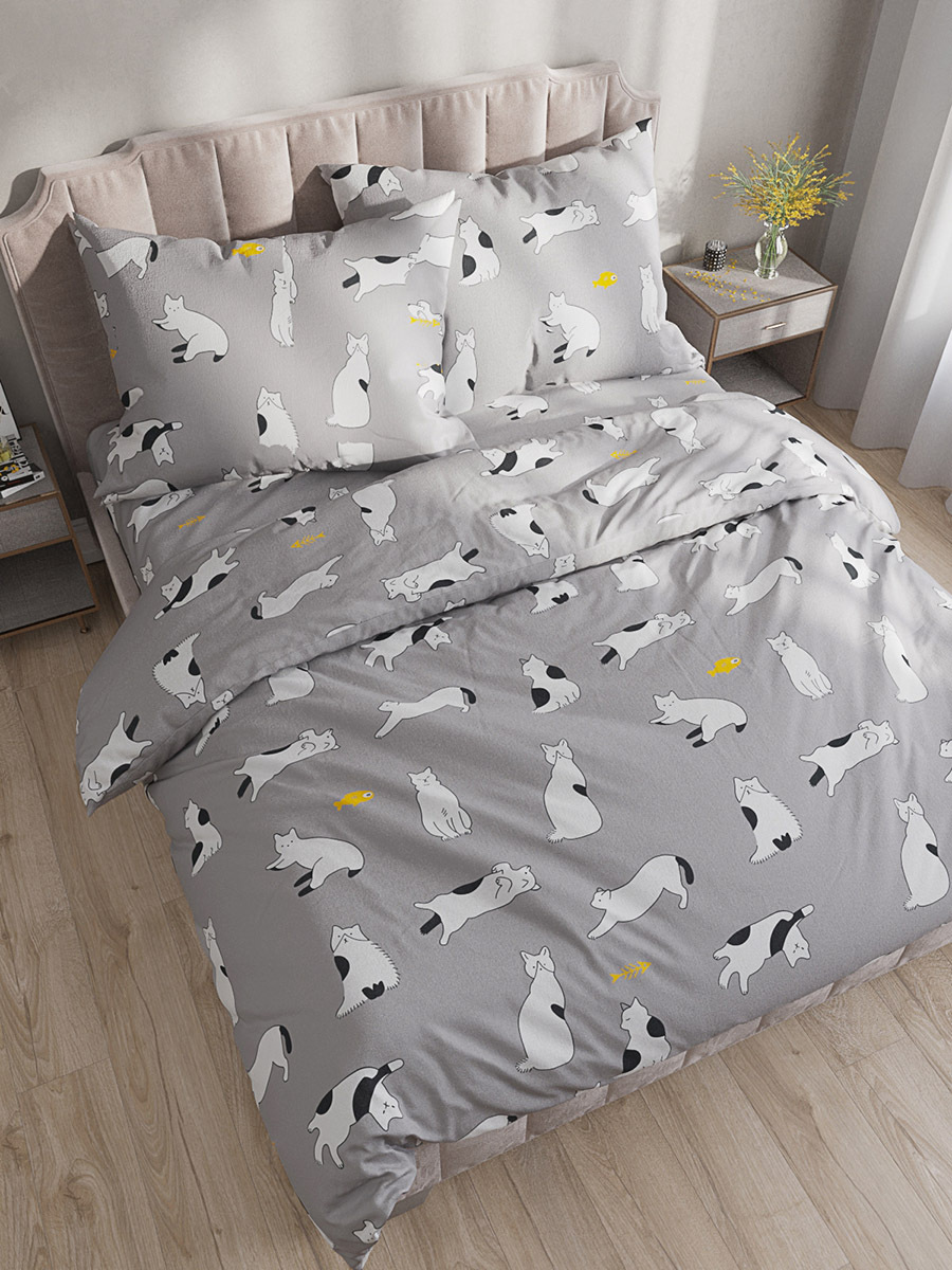 Постельное белье Кот Коттон 