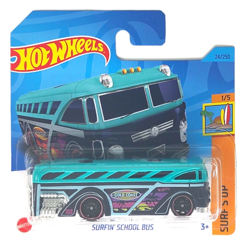 Машинка Mattel Hot Wheels Surfin' School Bus, HKK79 5785 024 из 250