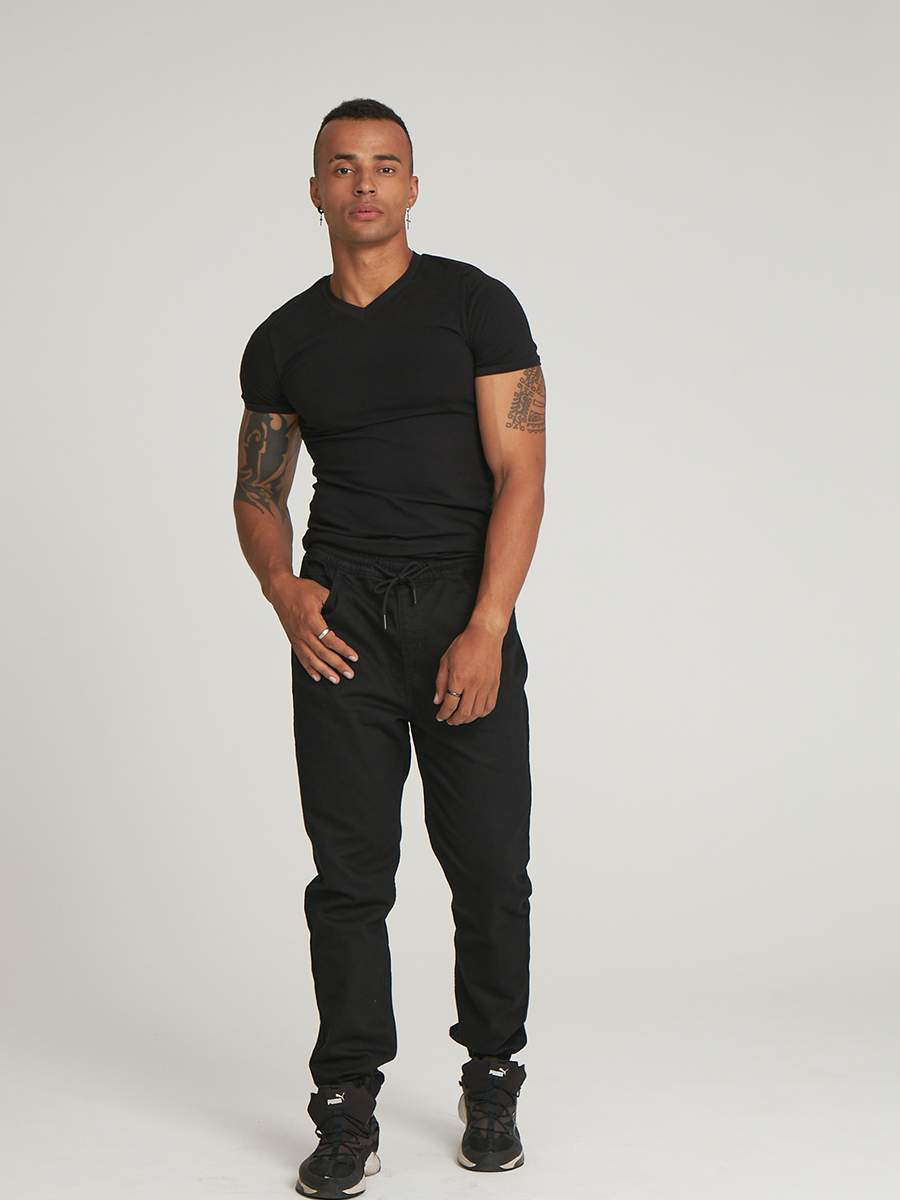 

Джинсы мужские Velocity MJJV066 черные 33/34, Черный, MJJV066