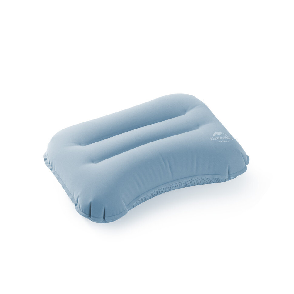Подушка Naturehike для сна, флокированная, синяя