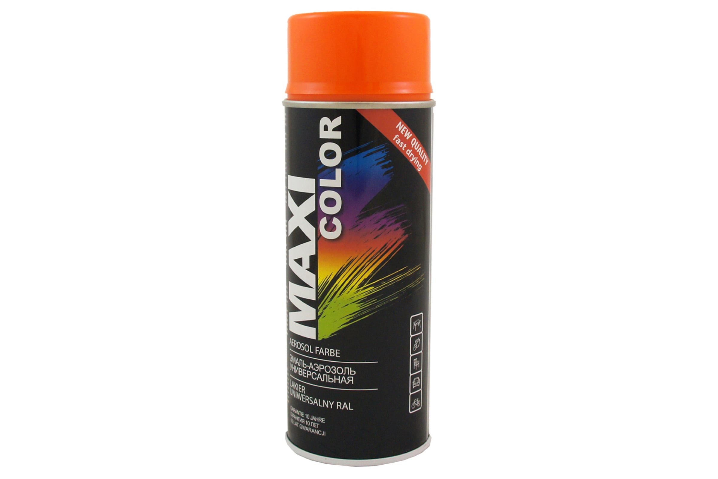 

MAXI COLOR Эмаль-аэрозоль оранжевая 0,4л 2004MX
