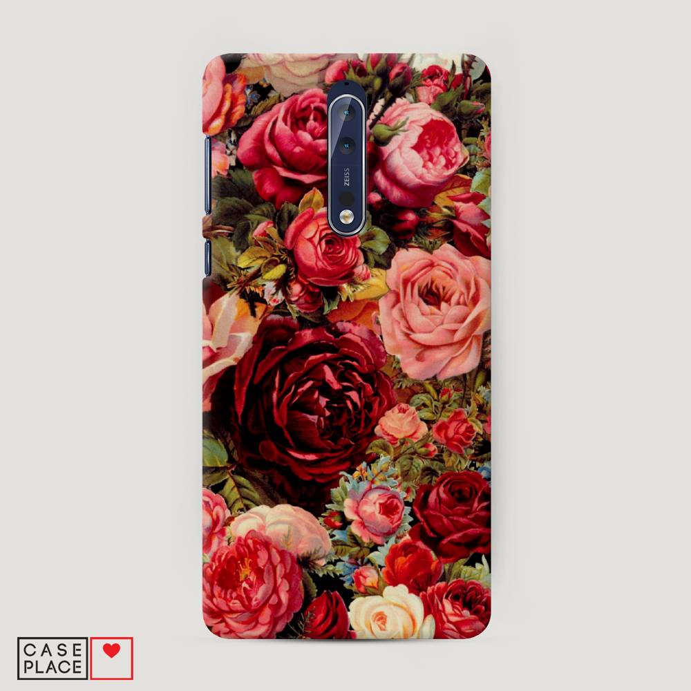 

Чехол Awog "Розы винтажные" для Nokia 8, 120620-6