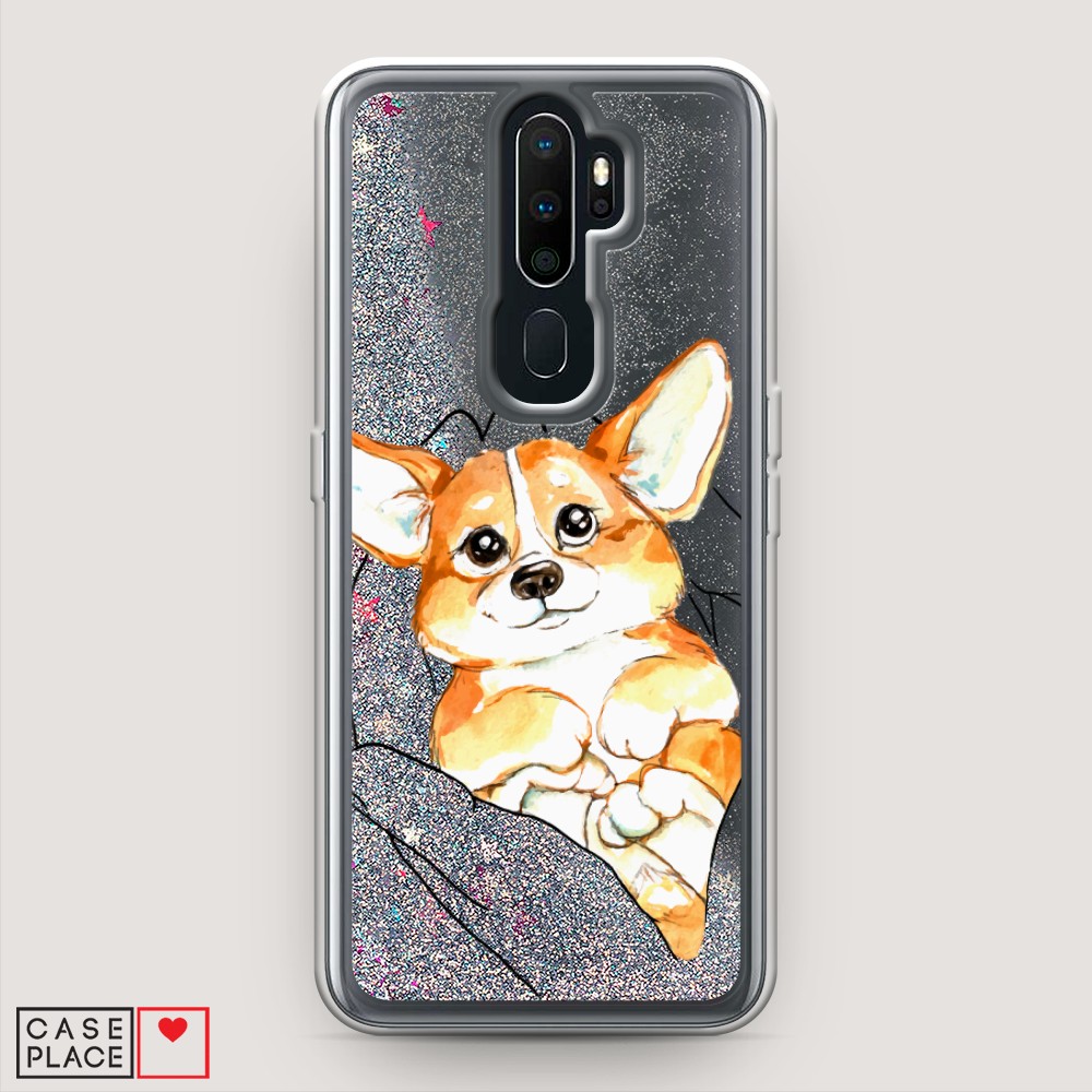 

Чехол Awog на Oppo A5 (2020) "Корги в ладошках", Разноцветный, 251391-1