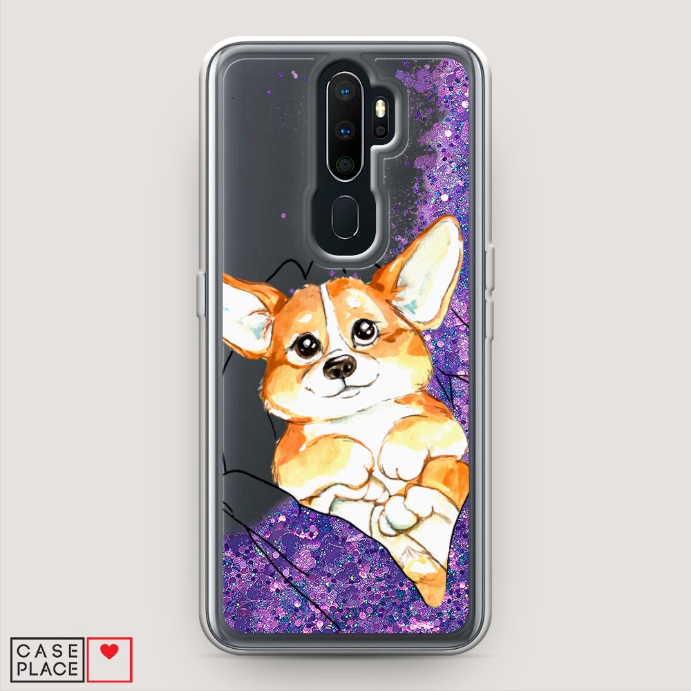 

Чехол Awog на Oppo A5/A9 2020 "Корги в ладошках", Разноцветный, 251392-1
