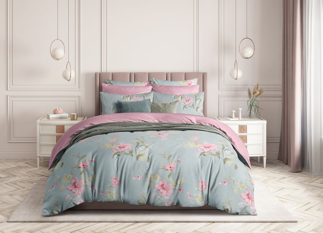 

Постельное белье из поплина, Guten Morgen "Lilies"; 1.5 наволочки 70 х 70 (размер)