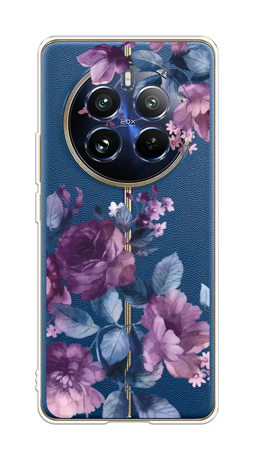 

Чехол на Realme 12 Pro/Realme 12 Pro Plus "Purple Blossoms", Синий;фиолетовый, 2516250-1