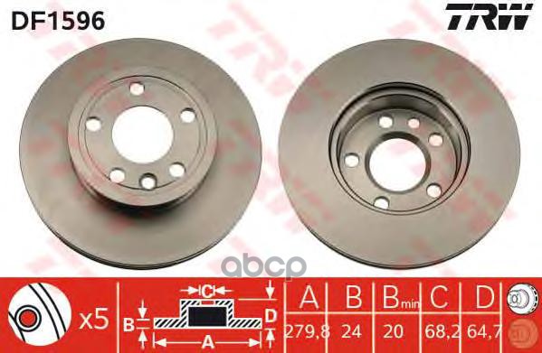 

Диски Trw Df1596