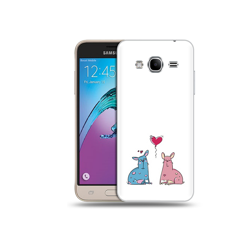 

Чехол MyPads Tocco для Samsung Galaxy J3 (2016) Лама любовь (PT29089.580.102), Прозрачный, Tocco