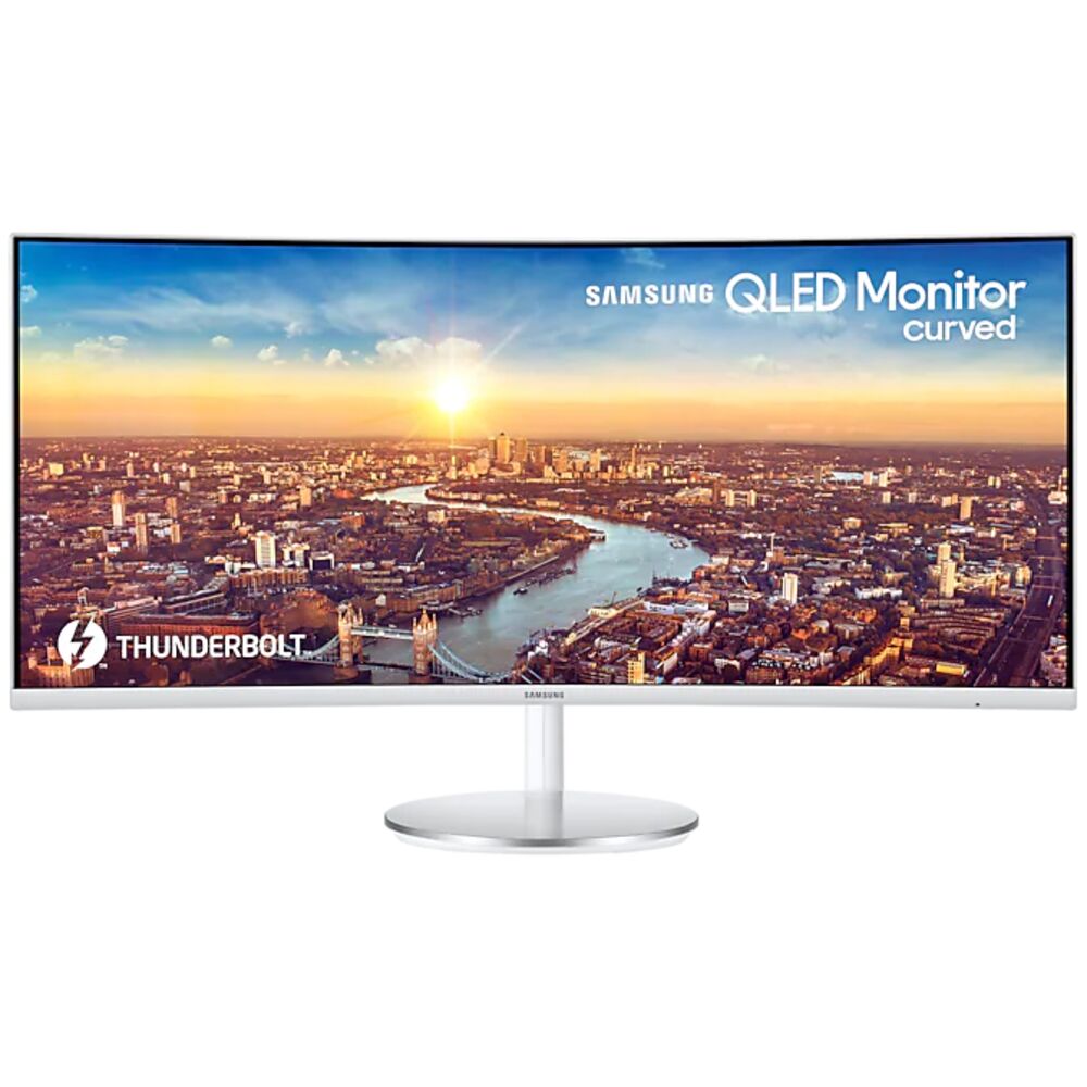 фото Монитор samsung c34j791wtm 34" белый (lc34j791wtmxue white)