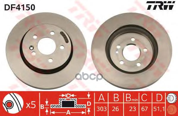 

Диски Trw Df4150