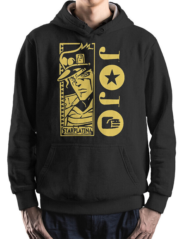 

Худи мужское Dream Shirts Невероятные приключения ДжоДжо черное 56 RU, Невероятные приключения ДжоДжо