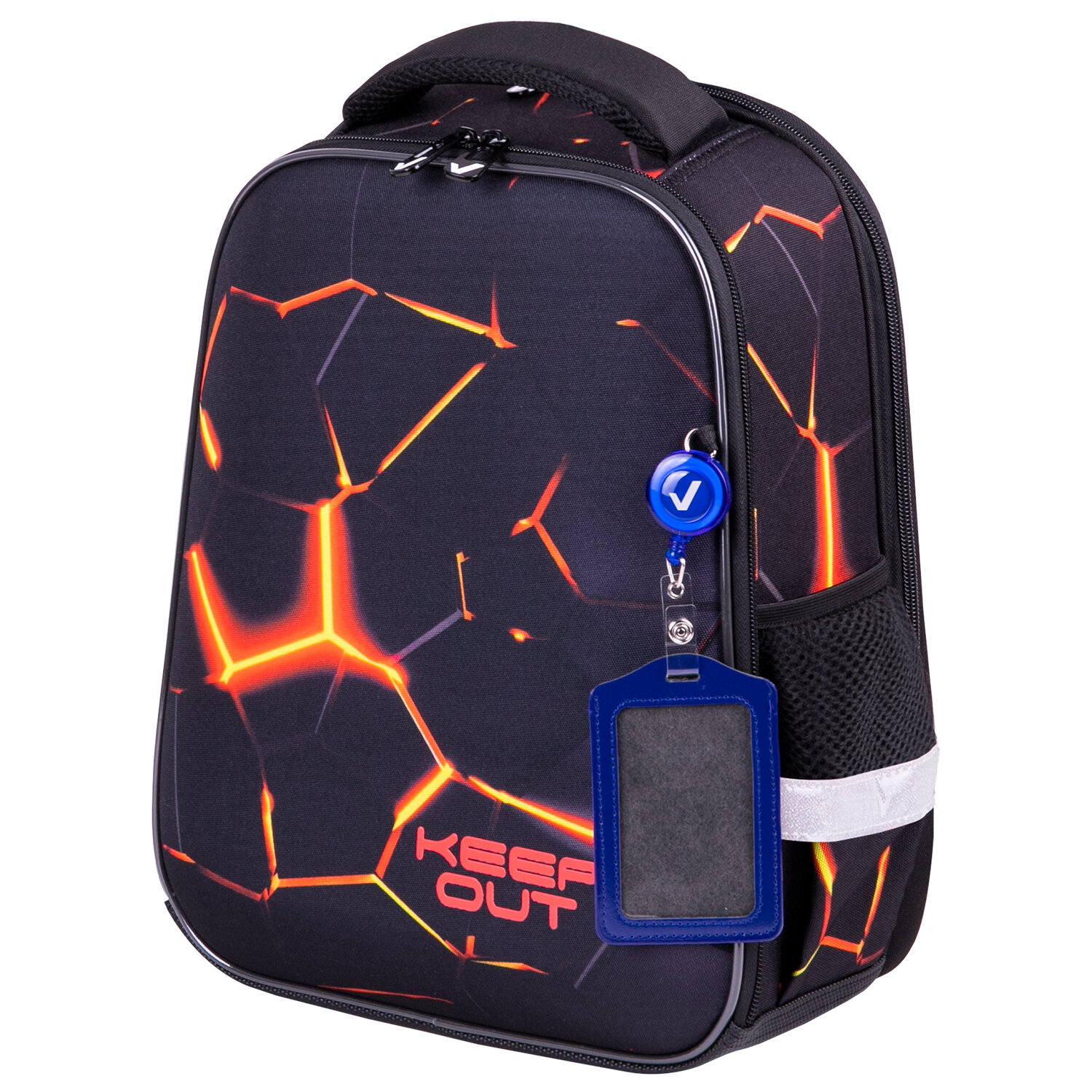 

Ранец, рюкзак, портфель школьный для мальчика Brauberg Fit Keep out,2 отделения,38х27х14см, Черный, FIT ''Keep out'' (270617)