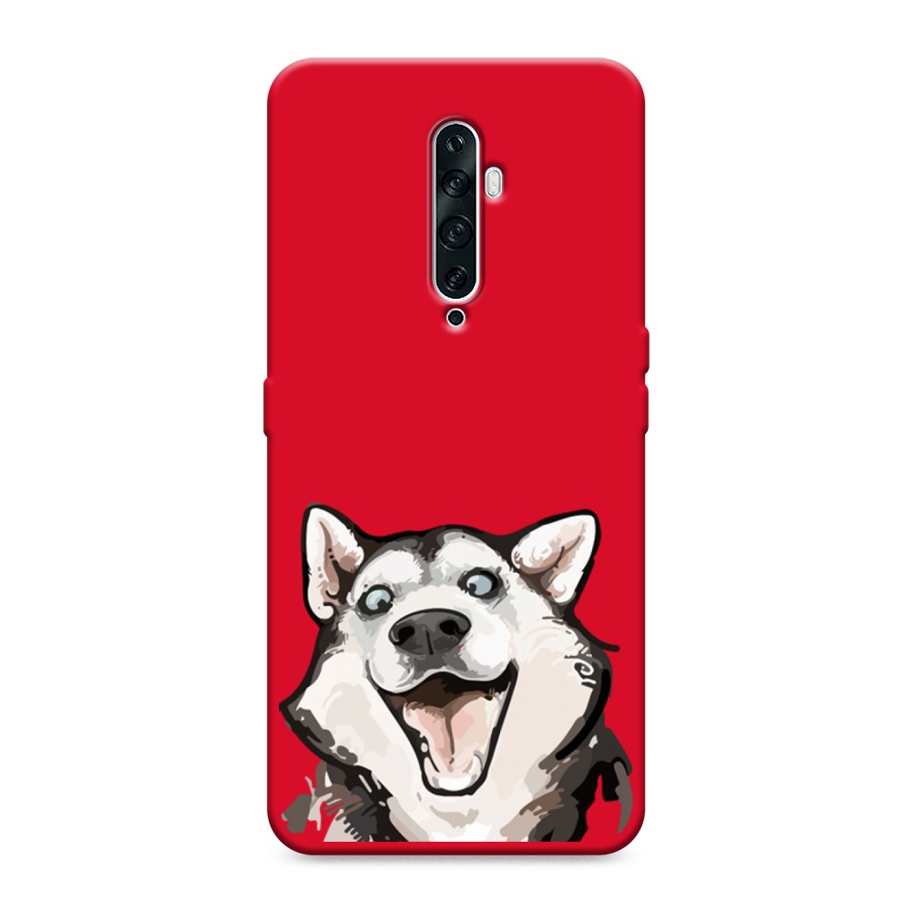 

Чехол Awog на Oppo Reno 2Z "Радостный хаски", Разноцветный, 251853-1