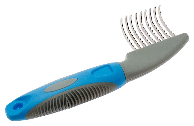 Колтунорез Kudi, загнутый, 9 лезвий