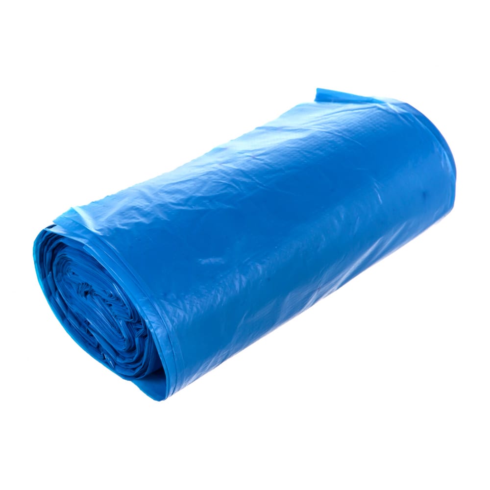 Мешки для мусора LAIMA ULTRA 35 л синие 20 шт. особо прочные, ПВД 20 мкм, 50х60 см, 607686