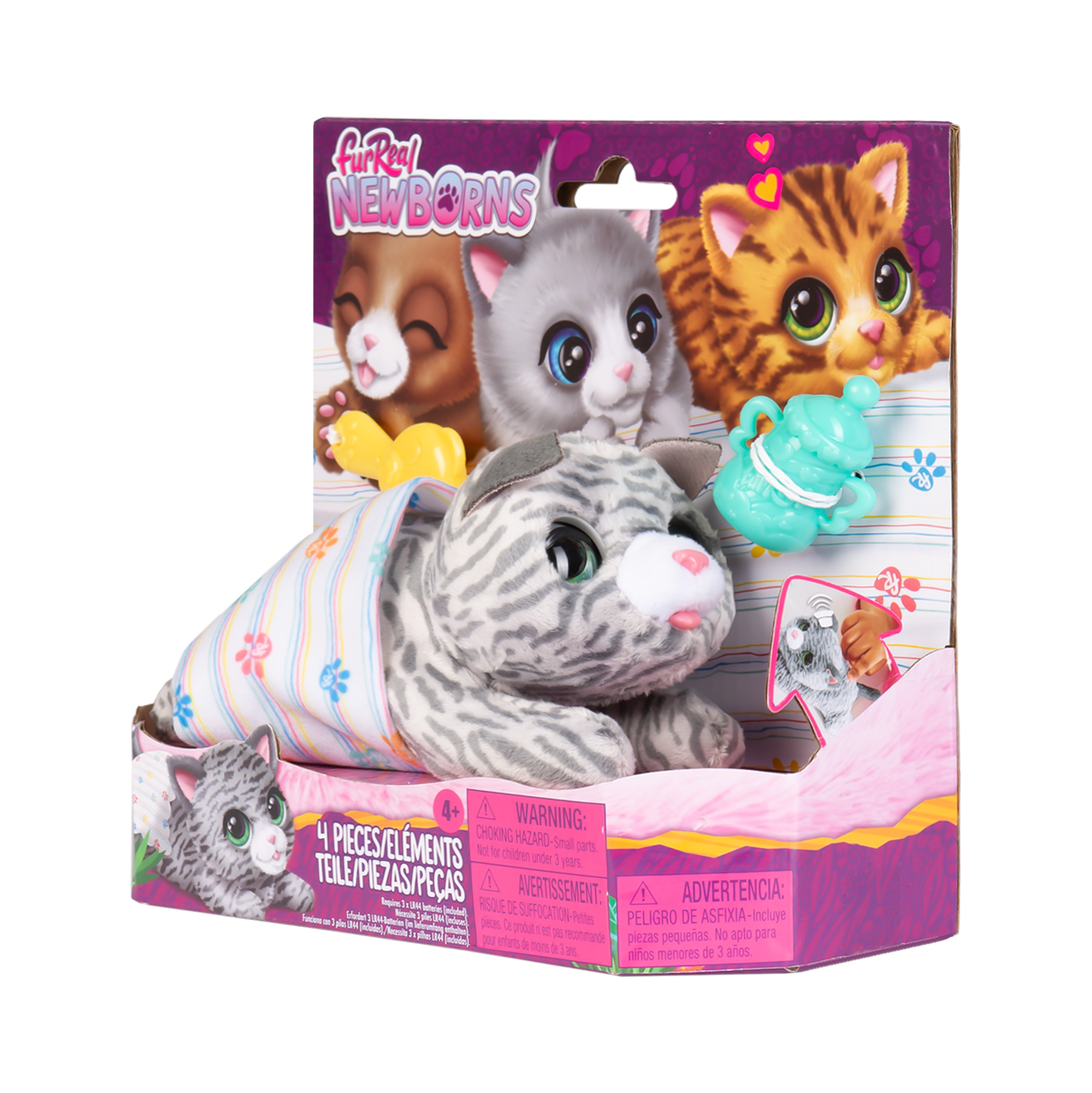 Интерактивная игрушка Furreal Friends Малыш кошка 15 см интерактивная игрушка hasbro furreal friends крылатые милашки f15455l0 арина единорог