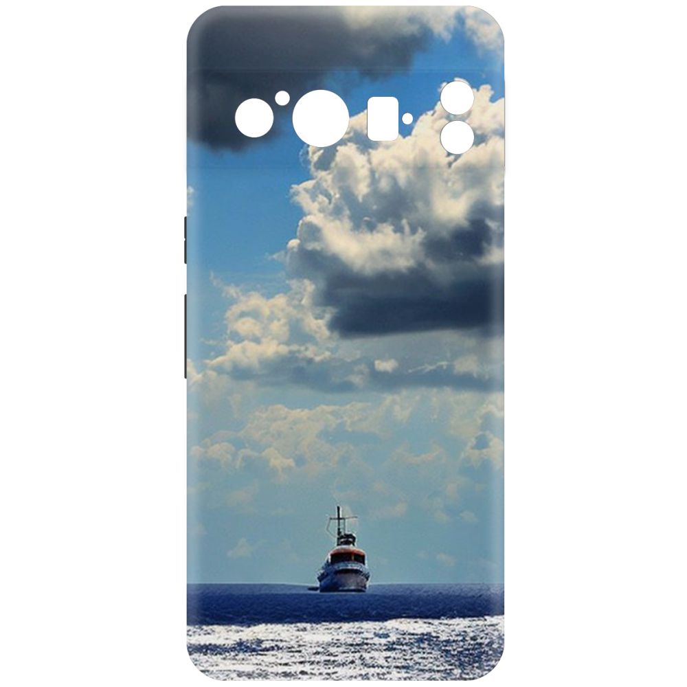 

Чехол-накладка Krutoff Soft Case Море для Google Pixel 8 Pro черный