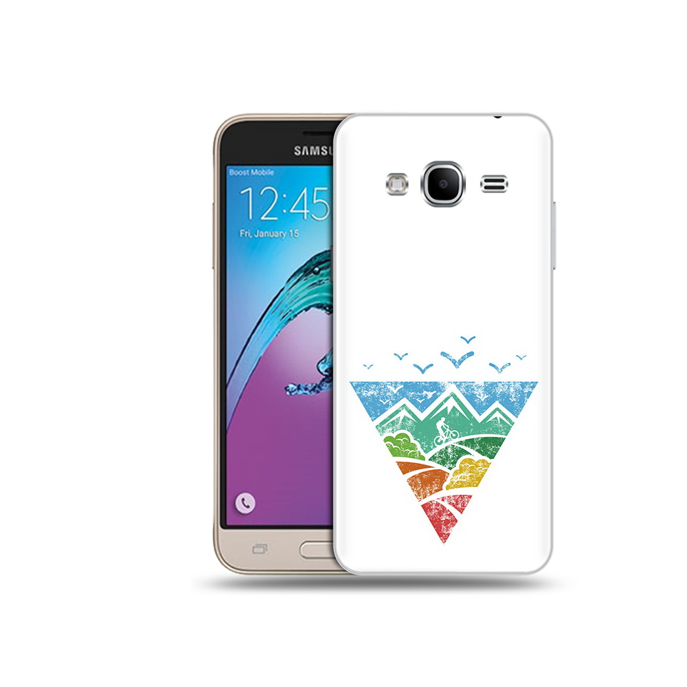 

Чехол MyPads Tocco для Samsung Galaxy J3 (2016) Лес земля море чайки (PT29089.580.105), Прозрачный, Tocco