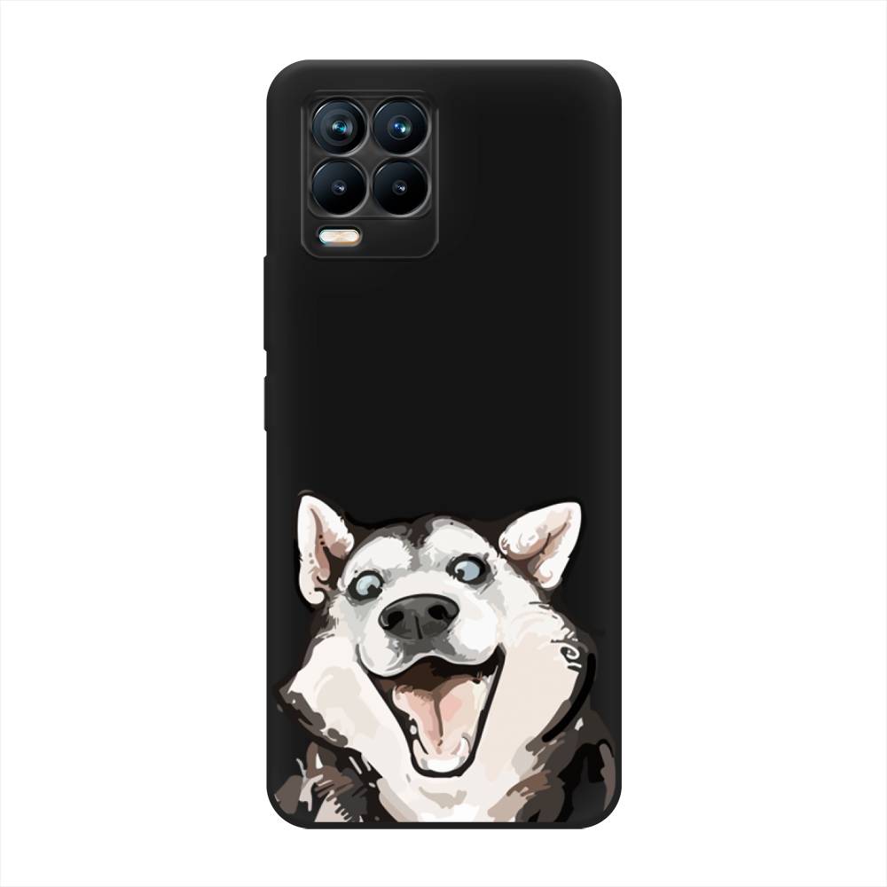 

Чехол Awog на Realme 8/8 Pro "Радостный хаски", Разноцветный, 255552-1