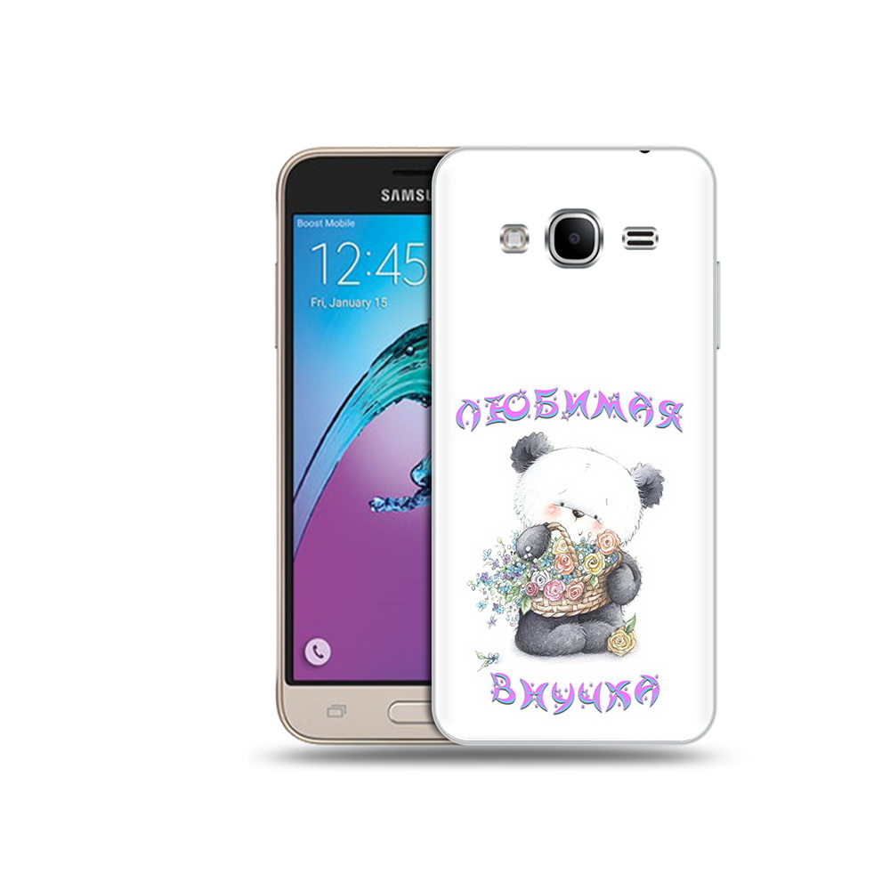 Чехол MyPads Tocco для Samsung Galaxy J3 (2016) Любимая внучка (PT29089.580.110)
