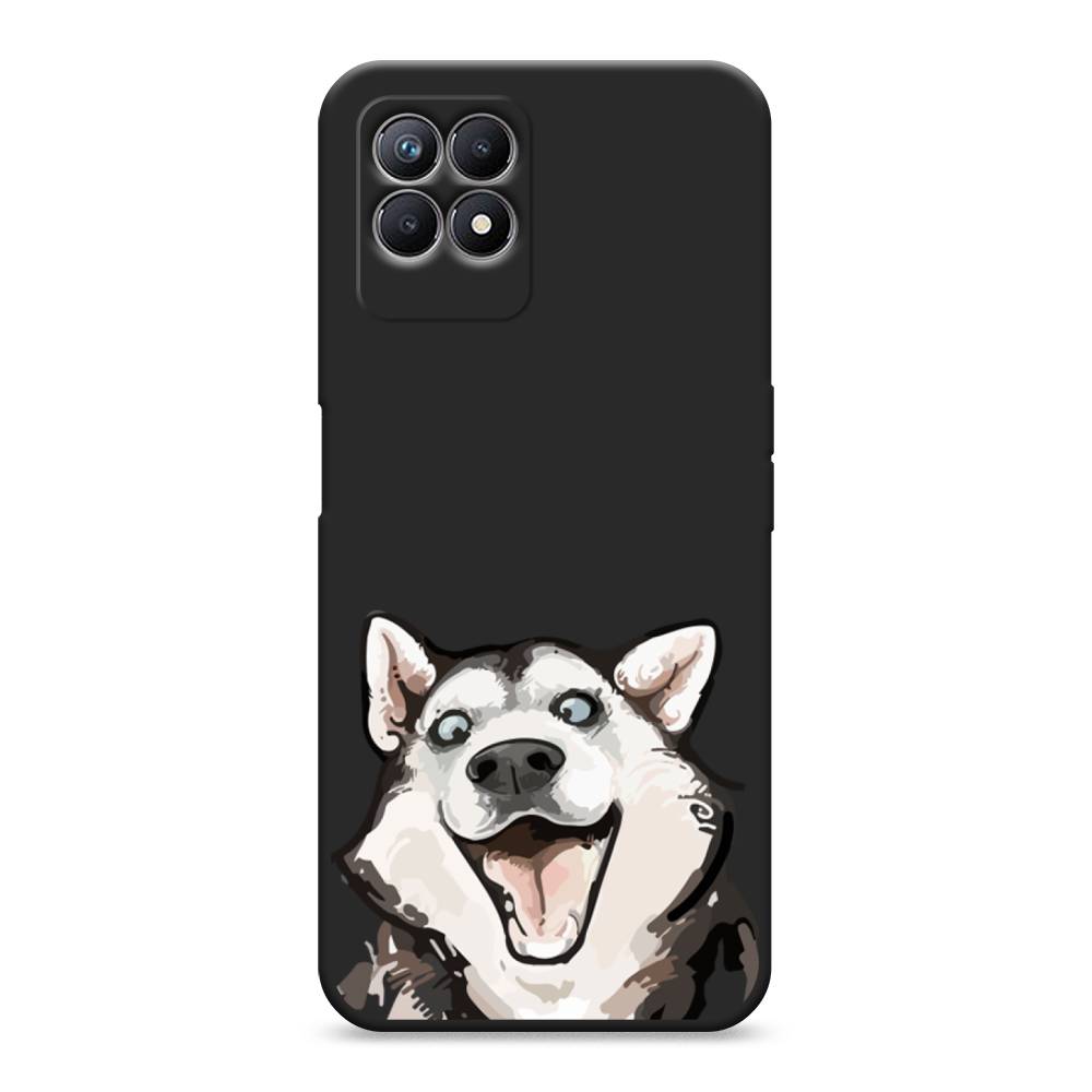 

Чехол Awog на Realme 8i "Радостный хаски", Разноцветный, 257352-1