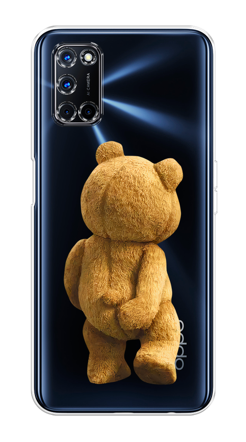 

Чехол на Oppo A52/A72 "Медвежья спина", Коричневый;прозрачный, 253150-1